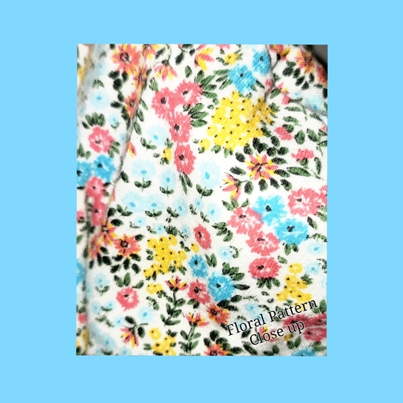 Carter's 18mo bodysuit with Floral Bear-ear Hood - Picture 9 of 9